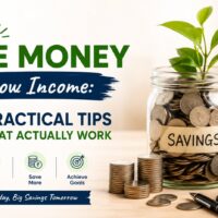 how to save money on low income