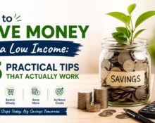 how to save money on low income