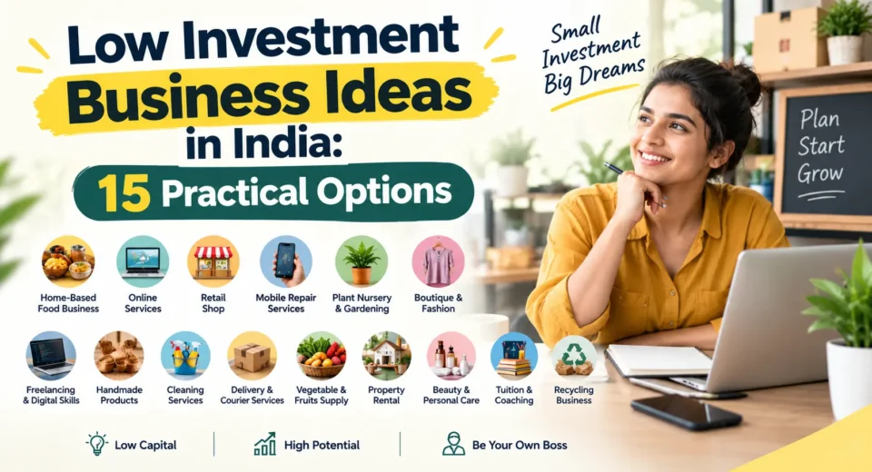 Low Investment Business Ideas in India